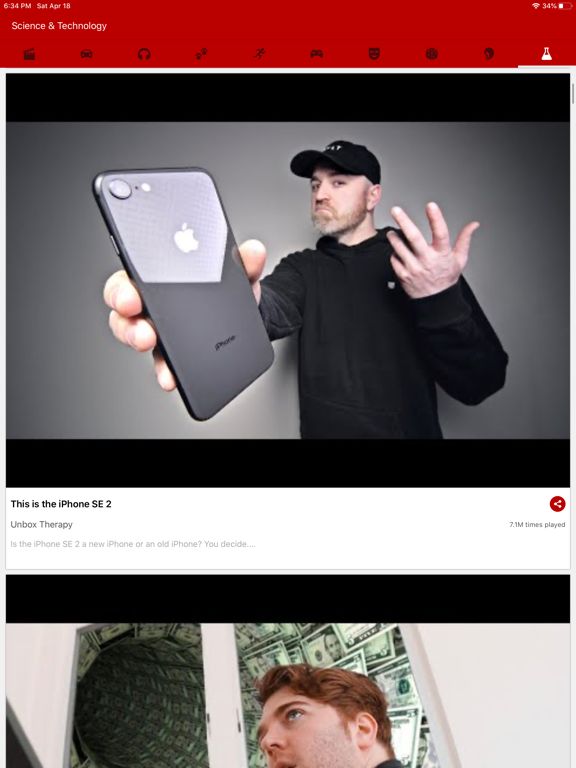 YouTrend iPad screenshot