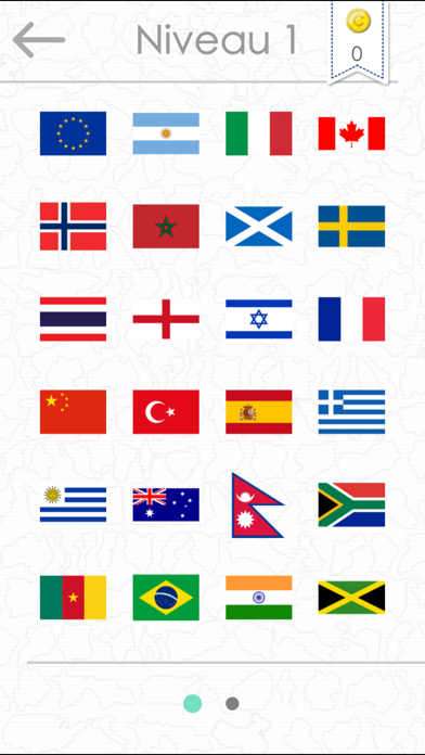 Screenshot #2 pour Flags Quiz - Devinez drapeaux!