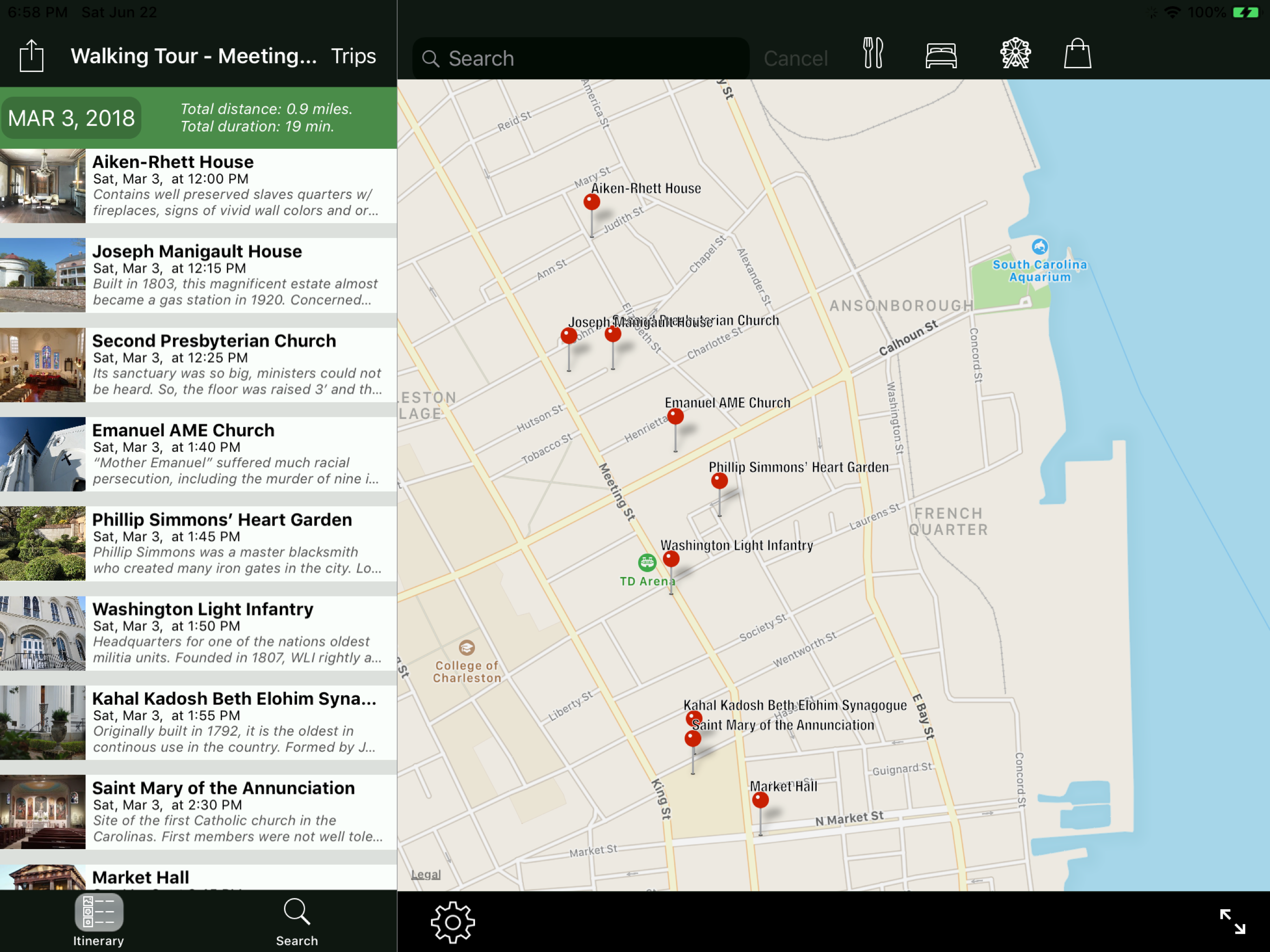 Camtinerary screenshot 4