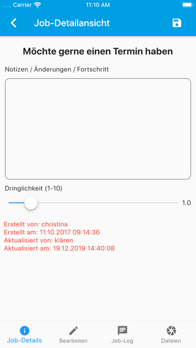 App screenshot