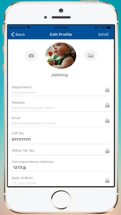 App screenshot
