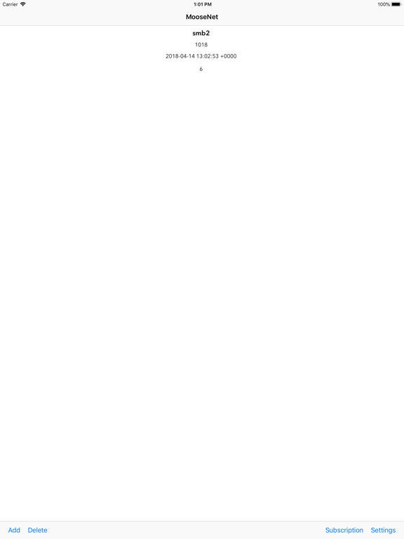 MooseNet iPad screenshot