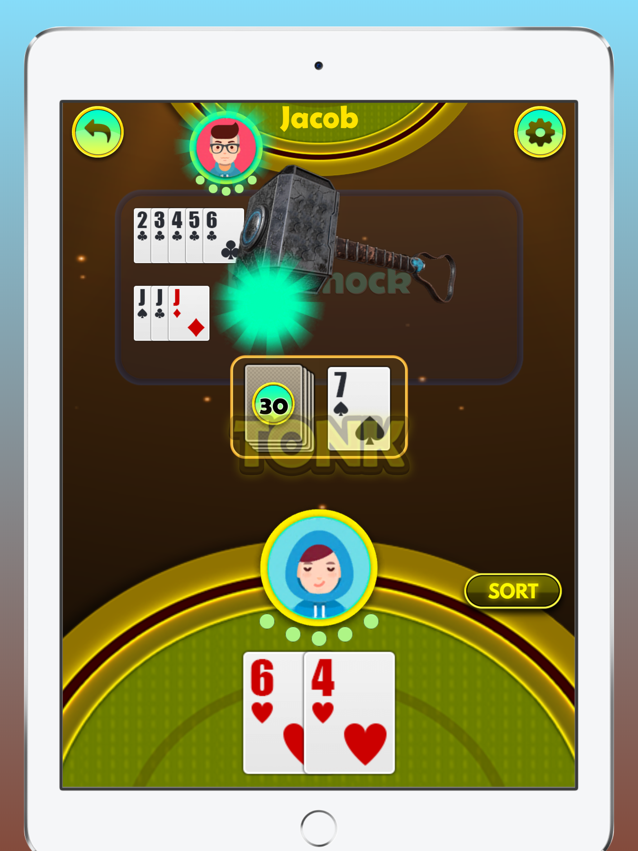Tonk Offline Card Game