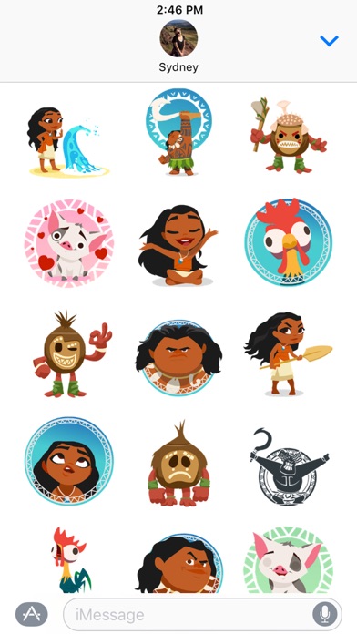 Disney Stickers: Moanaのおすすめ画像4