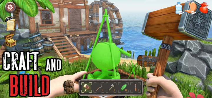 Shark Land: Desert Island screenshot 1