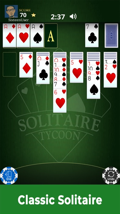 Solitaire Tycoon™ Lucky Cards screenshot 1