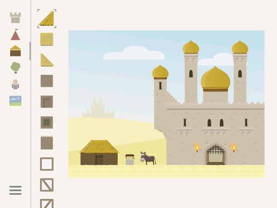 Castle Blocks iPad app afbeelding 3