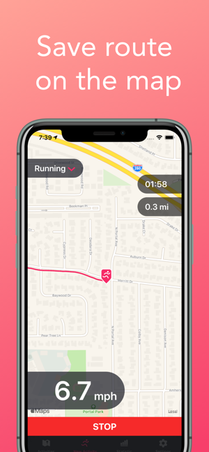 ‎Running Tracker Screenshot