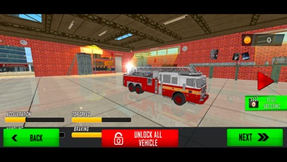Screenshot #2 pour Feu un camion conduite simulat