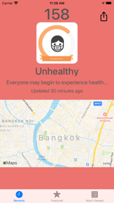 Track Air Quality - PM2.5 screenshot
