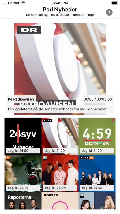 Pod Nyheder Screenshot