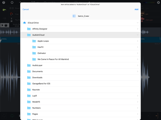 Auditor - Audio Editor iPad screenshot 9 - Music app