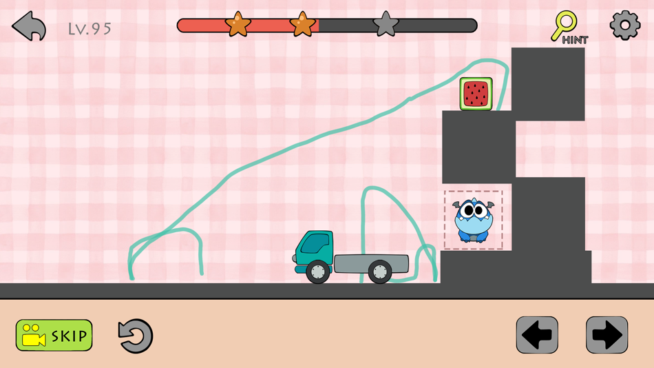 #4. Dino Brain - Draw Physics Line (iOS) Podle: ICEBEAR., JSC