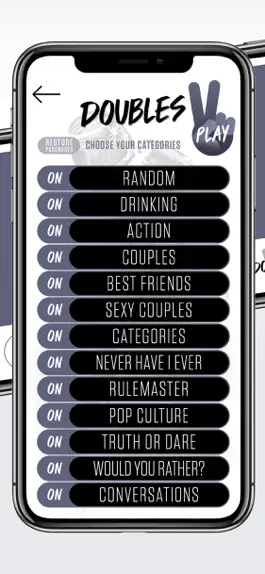 Game screenshot Doubles: Drinking Games for 2 apk