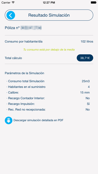 How to cancel & delete Gestiono mi agua from iphone & ipad 4