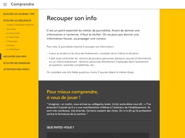 Atelier franceinfo junior iPad screenshot