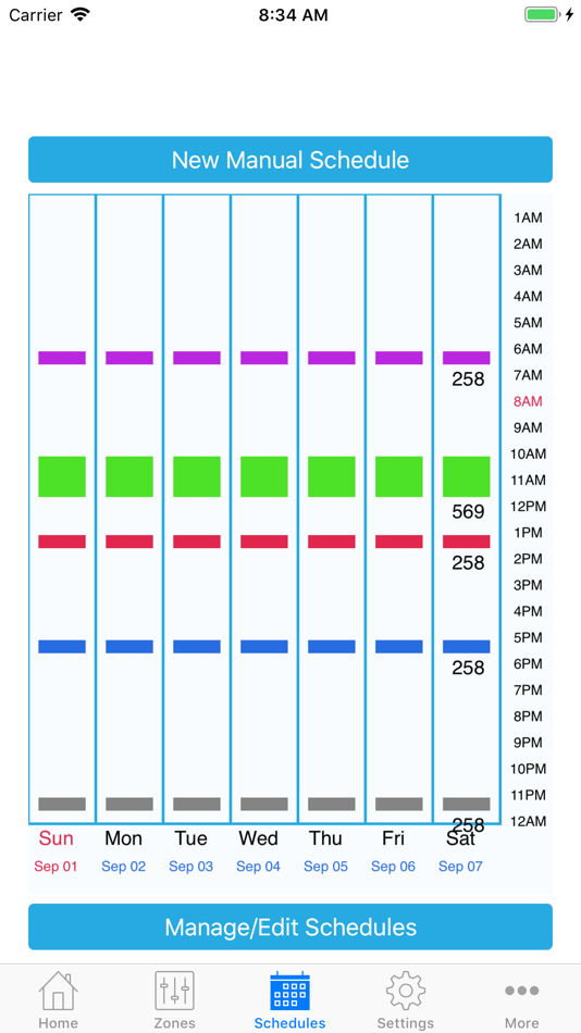 #3. H2OPro Sprinkler Timer (iOS) 来自: Paul Dorsey