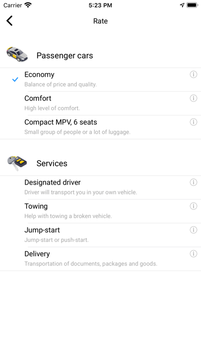 Taxim - order a taxi Screenshot