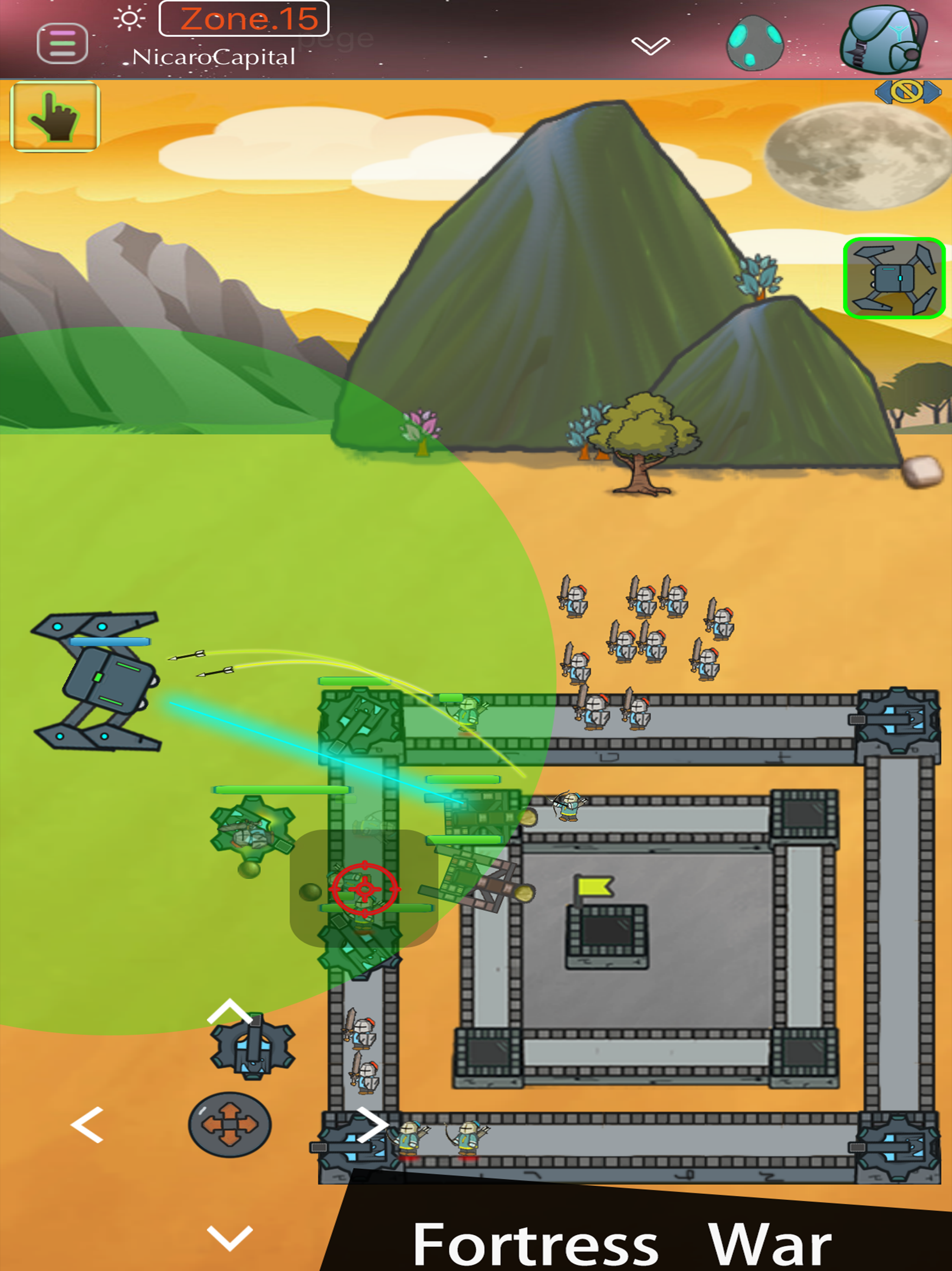 Alien farm and battle