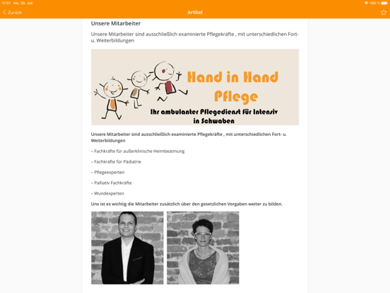 Screenshot #6 pour Hand in Hand Pflege now