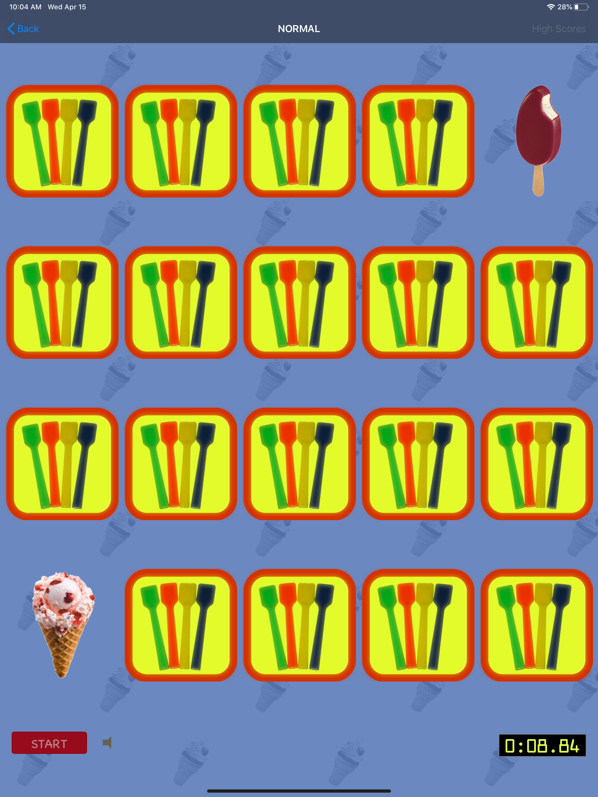 Ice Cream Matching Game 2