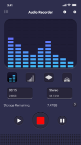 Voice recorder & editor Pro screenshot