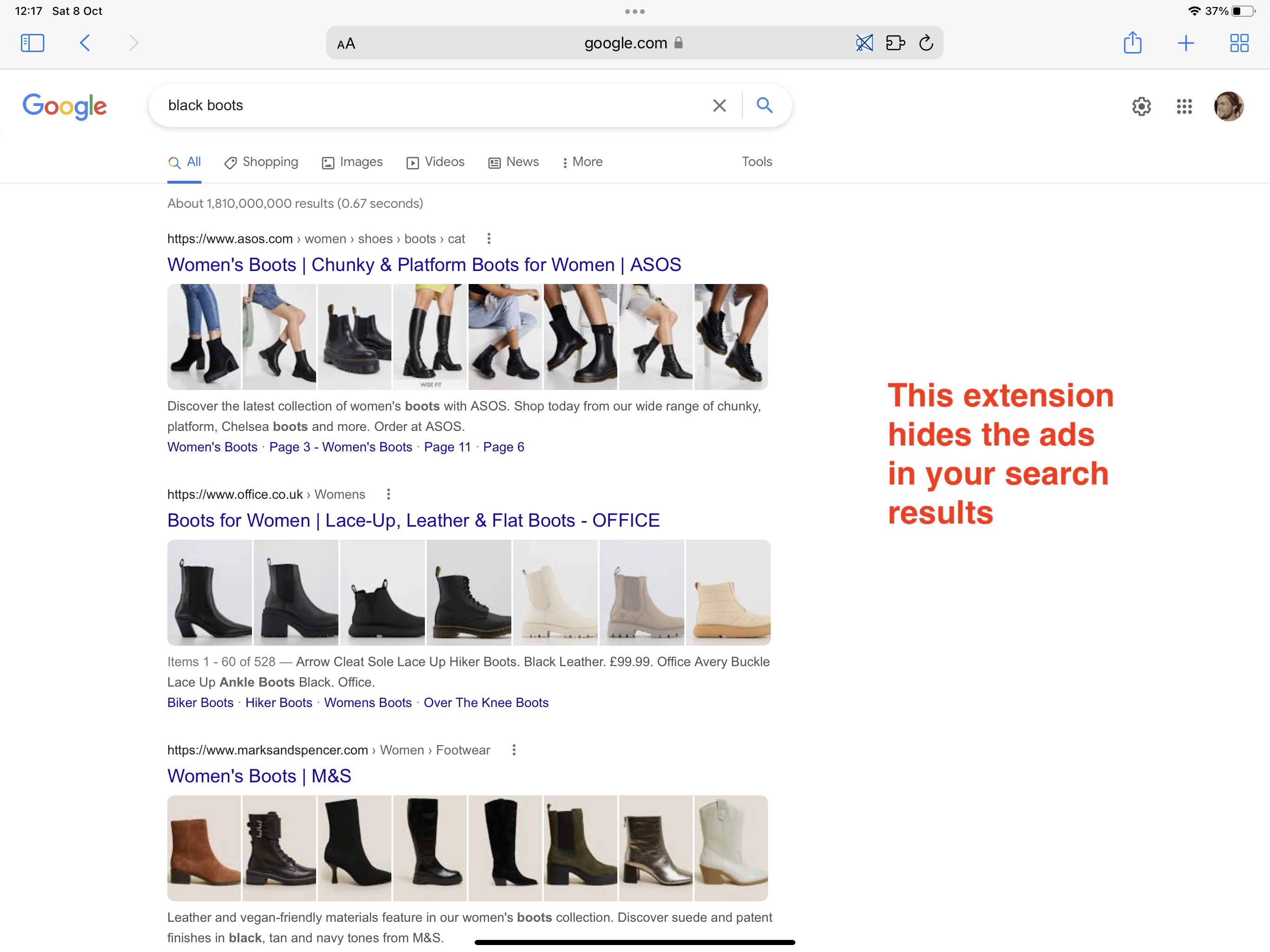 Remove Ads from Google Searchのおすすめ画像2