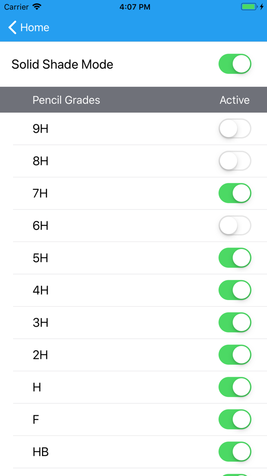 #6. Graphite Pencil Picker (iOS) 由: Kristian Olidana