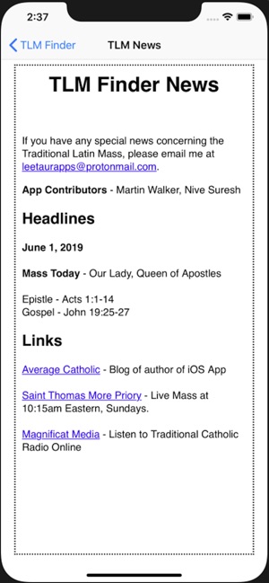 Traditional Latin Mass Finder(圖4)-速報App