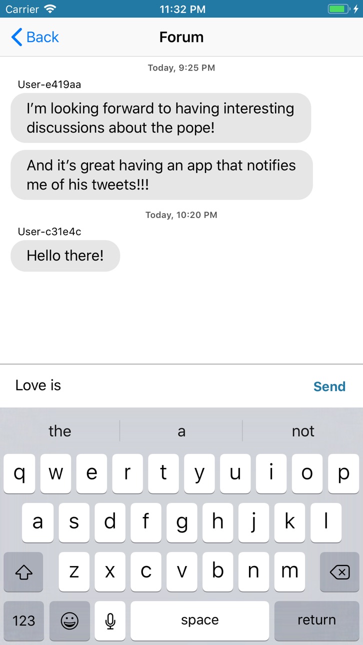 iPhone screenshot