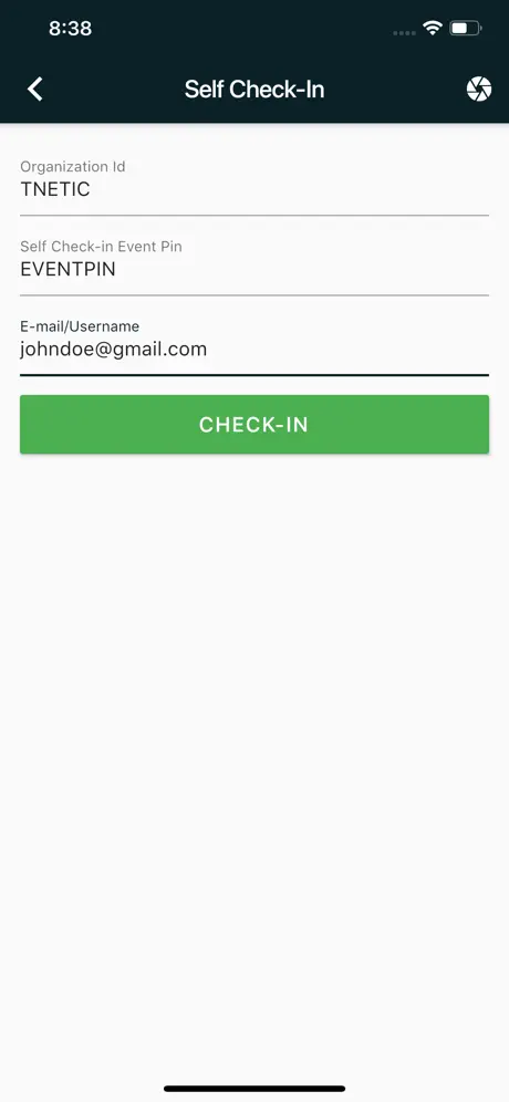 i-Attend Self Check-In