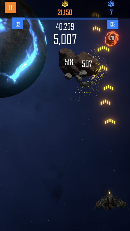 #5. Asteroids Blast (macOS) 来自: Duksel
