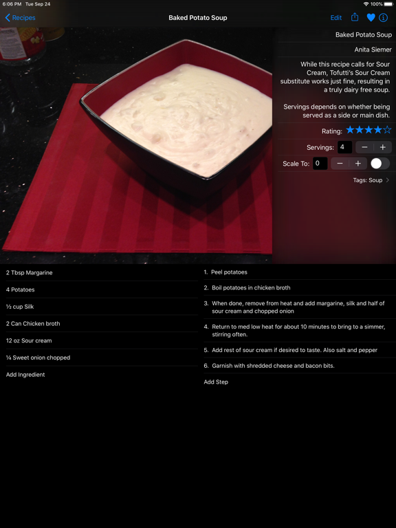 Screenshot #4 pour Cards, A Recipe App