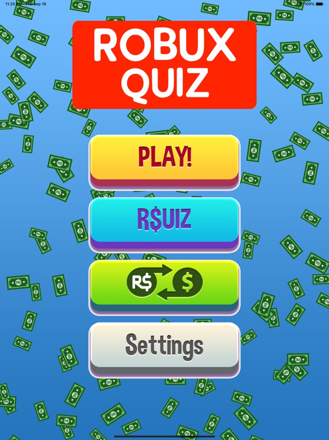 Quiz for Roblox Robux na App Store