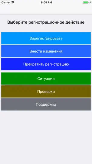 Скриншот Регистрация авто в ГИБДД на iPhone 1