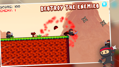 Jump Hero: Shoot & Kick Ninja screenshot 2