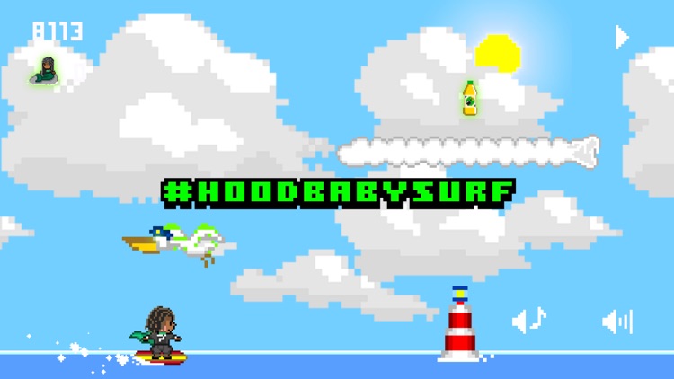 #HoodBabySurf