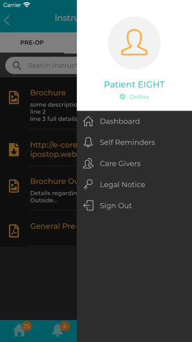 iPostOp Screenshot