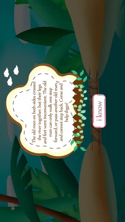 Old Man Crossing River