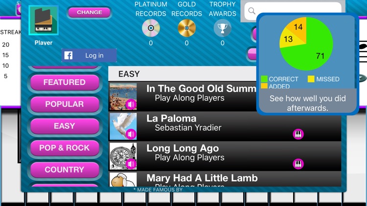 Play Along Keys  piano karaoke screenshot-6