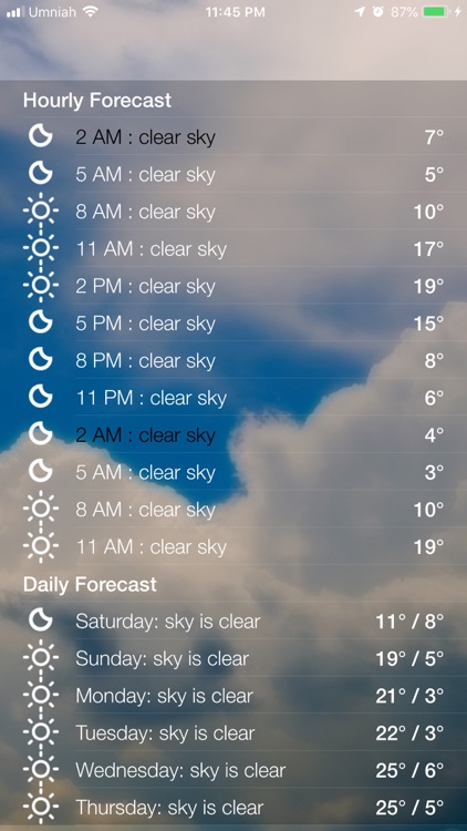 Weather Alarm منبه الطقس والجو