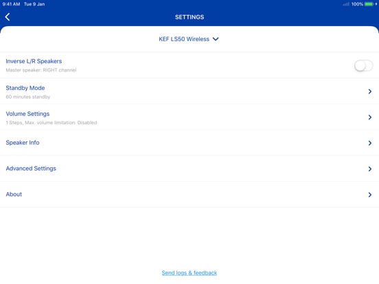Screenshot #6 pour KEF Control