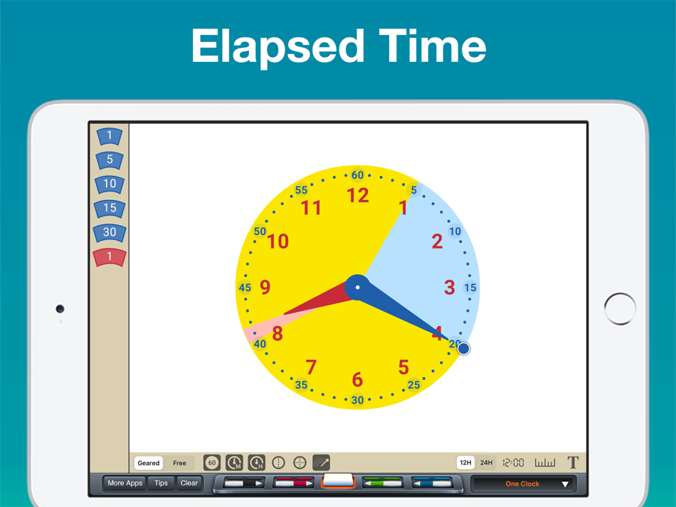 #3. Clock Manipulative (iOS) By: Brainingcamp, LLC