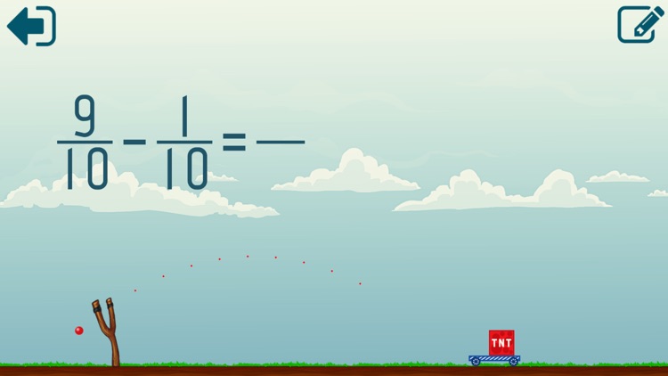 Math Shot Subtract Fractions screenshot-3