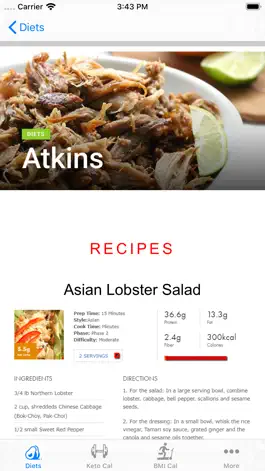 Game screenshot Atkins Diet (Get Fitt) hack