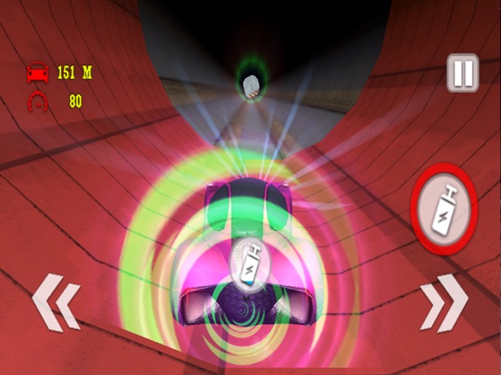 Screenshot #6 pour Speedy Car Tunnel Racing 3D