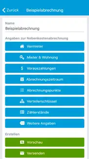 nebenkosten app für vermieter iphone bildschirmfoto 1