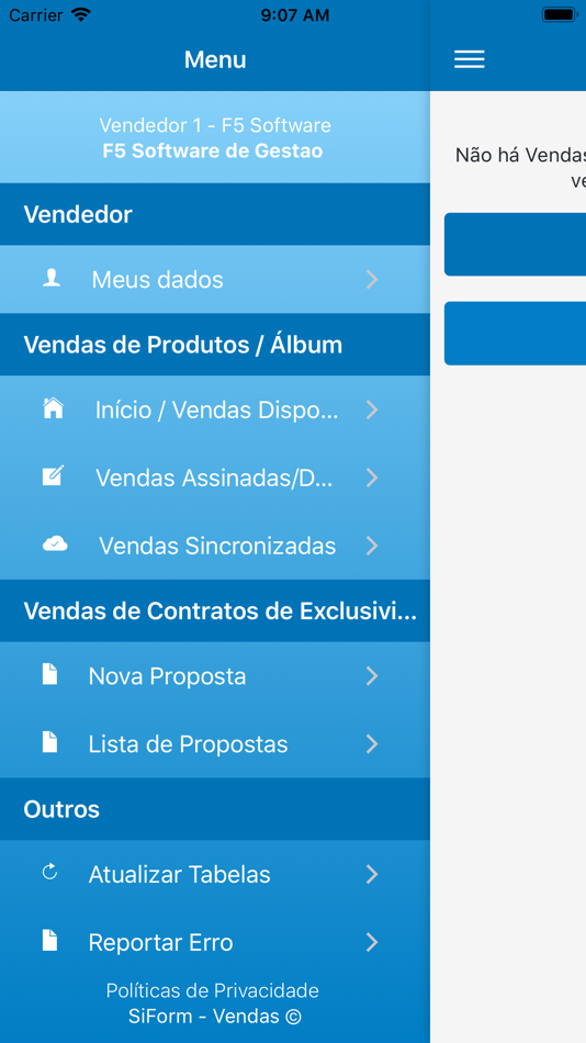 #3. SiForm Vendas (iOS) By: F5 Software de Gestão