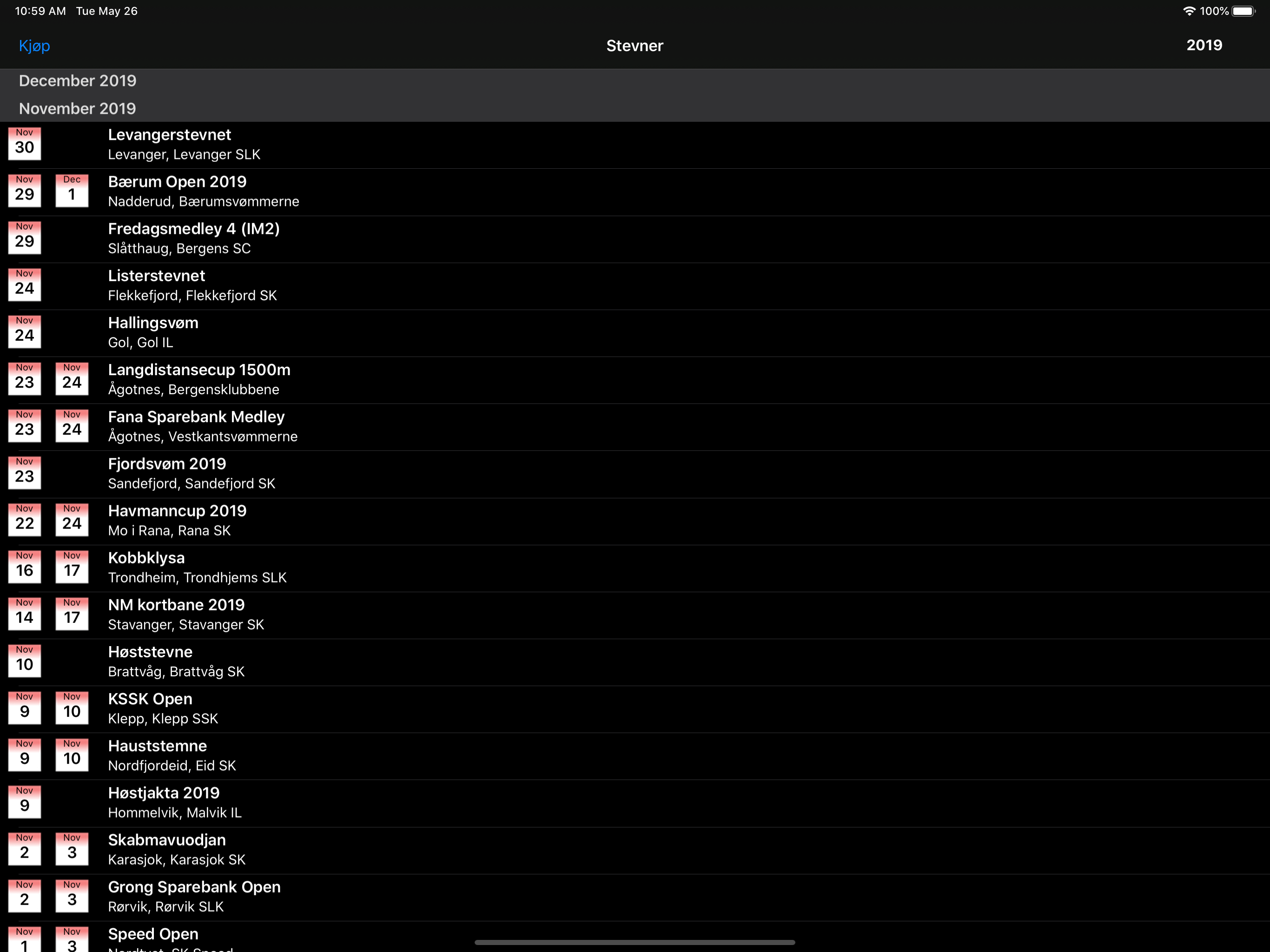 Livetiming Medley Reader 2012 screenshot 16