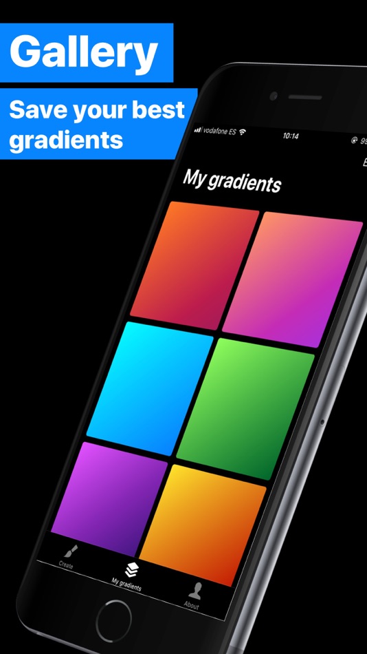#3. Gradients Maker Design Tool HD (iOS) 由: Edouard Barbier